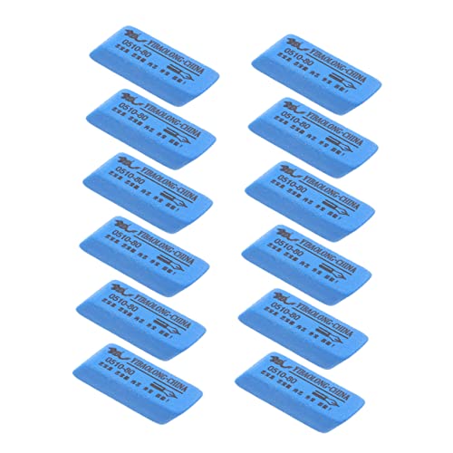 CIMAXIC 12Pcs Guitar String Cleaner Fret Erasers Durable Reconditioning Tools for Household and Professional Use Effortlessly Polishes Frets and Strings