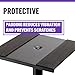 On-Stage SMS6600-P Hex-Base Monitor Stands Pair(Height-Adjustable Pedestal Studio Speaker Stands, Locking Pin, Hexagonal Base, Steel Construction, Nonslip Rubber Feet, Optional Floor Spikes, Black)