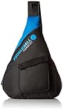 Pickleball Fanatic Sling Bag with pockets for Paddles, Balls, Gear, and Water Bottle(Blue/Black)