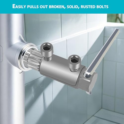 New Pipe Extractor Tool + Pipe Nipple Extractor Set + Grey Fit 1/2 inch to 1 inch Pipe Capacity Great Diy Gift for Men 