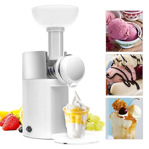 Hopeyhfm Sorbetière, Machine à crème glacée aux fruits très facile à utiliser, yaourt glacé, gelato, Machine à boissons glacées, 100% naturel, sans gluten, réutilisables (Style 3)