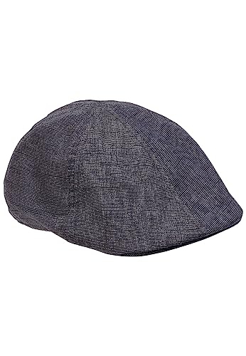 Preisvergleich Produktbild camel active Herren Flat Cap aus Leinenmix Dunkelblau Menswear-XL