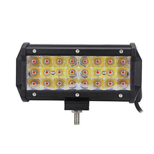 Auxmotec Red Led Off-Road Light Bar 36W 7-Inch Spot Driving Work Lights Pods Waterproof Fog Lamps For Off-Road Truck Car Atv Utv Suv Truck Tractor Boat Fishing Hunting 12V 24V 2Pcs #TOP1