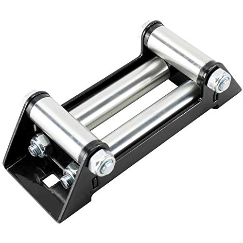 Yaekoo Winch Roller Fairlead 6" (152Mm) Mount 4000-5500 Lbs Bolt Pattern For Steel Cable Atv/Utv Winches #TOP23