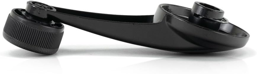 KarParts360 for Chevy S10 Window Crank 1994 95 96 1997 Driver OR Passenger Side | Single Piece | Front OR Rear | Smooth Black | w/Knob | Metal | GM1354107 | 15647685