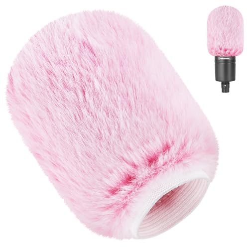 Pop Filter for Audio-Technica AT2020 Microphone,Mic Covers Foam with Furry Windscreen Muff Windshield Acoustic Recording Filter and Noise for AT2020USB AT2035 AT2040 AT2050 ATR2500 ATR2500X AT4040
