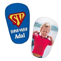 Personalisierte Schienbeinschoner Fußball - Mit Eigenem Foto/Text, Größen S-XL, Stoßfestes PP + EVA-Polsterung