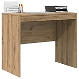 【Points fonctionnels】Avec son allure épurée, ce bureau se marie bien dans les salons ou bureaux à domicile. Fait en bois d'ingénierie, il est solide et fiable. Son rangement ample permet de garder tout à portée de main sans encombrer la surface. Son design compact est parfait pour les chambres, studios, etc., vous offrant flexibilité dans son placement.