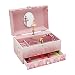 JewelKeeper Music Jewelry Box with Pullout Drawer, Jewel Storage Case, Swan Lake Tune
