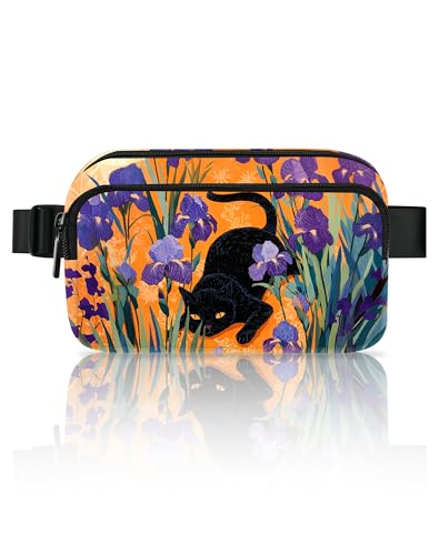 Image of Cat Fanny Pack for Women Belt Bag Fashion Everywhere Waist Pouch Lightweight Crossbody Bags with Adjustable Strap