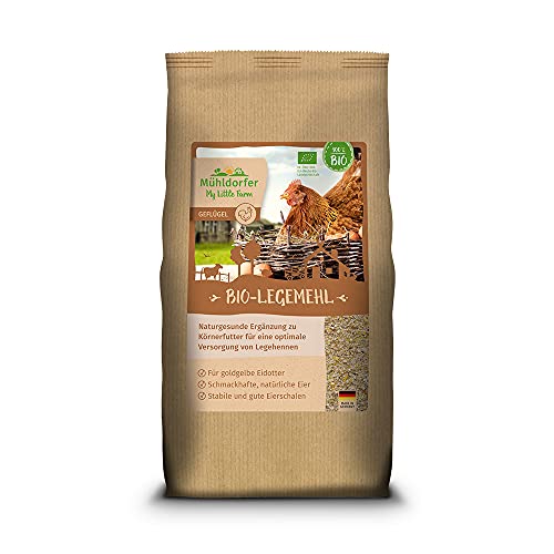 My Little Farm Bio-Legemehl, 1,75 kg, wertvolles Futter für Legehennen, unterstützt die Legeleistung, naturgesunde…