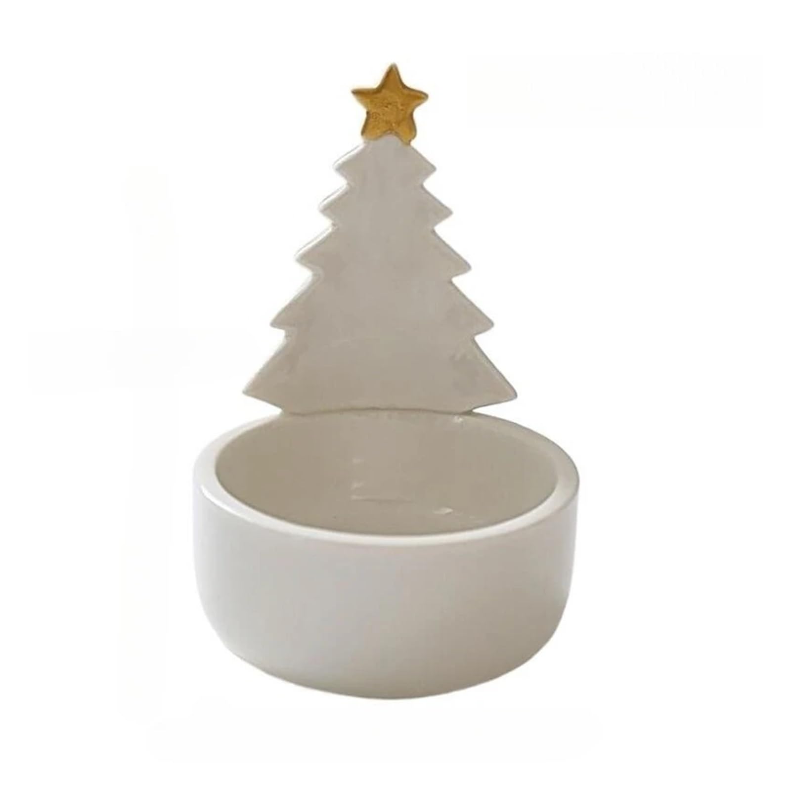 Portavelas Portavelas navideño Resistente al Calor for Escritorio, Adorno Decorativo perfumado for el hogar(Gold)