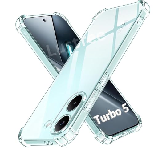 Image of Lustree Case for Redmi Turbo 5 5G, 4 Corner Air Cushion & Camera Protection | TPU Material, 4 Corner Air Cushion Protection, Camera Protection, Slim & Stylus Compatible