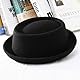 Cloud Kids Pork Pie Hut Herren Damen Fedora Filzhut Schwarz Trilby Hut