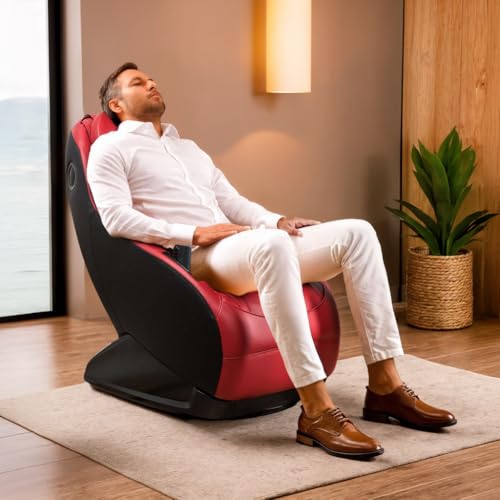 GLOBAL RELAX® | GURU Massage- und Entspannungssessel I Braun | 3 Massage-Modi | Luft-Vorprothesen-Funktion | 2D-Surround-Sound | Massagesessel mit Bluetooth I USB-System – Bild 4