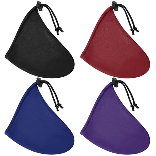 Image of Dansydaisy 4 Pcs Men's Tanning Pouch Sun Protection, Tanning Cover for Men (Cute,Black,Red,Purple,Blue)