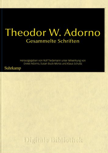 Digitale Bibliothek Nr. 97: Theodor W. Adorno: Gesammelte Schriften: Für Windows 95, 98, ME, NT, 2000 oder XP und MacOS 10.2