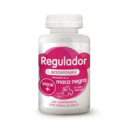 Energy Feelings Comprimidos de Maca Negra Andina Ecológica, Recuperador Muscular Vigorizante Energizante Regulador Hormonal, Maca Negra Biodisponible, 120 Comprimidos de 500mg, color Marrón Claro