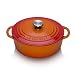 Le Creuset of America Le Creuset L25453A-222S 2.75 qt. Shallow, 2.75qt, Flame Cast Iron Dutch Oven