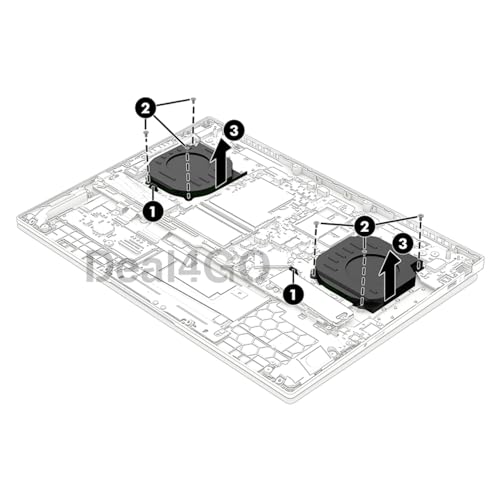 Ventilateur GPU 80W pour HP OMEN 16-XF évitant la surchauffe graphique