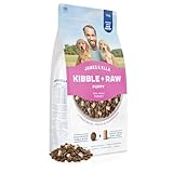 James & Ella Kibble + Raw Puppy Food - Free Run Turkey (1.5kg) ❘ Nutritious High Protein Kibble Combined with Freeze-Dried Raw Meat Nuggets, Contains Essential Oils & Minerals, Grain & Gluten Free