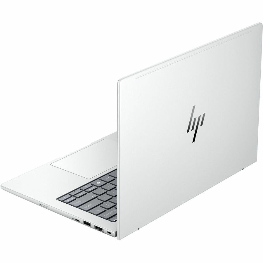 Image of HP EliteBook 8 G1a 14 inch Touchscreen Copilot+ PC Notebook - WUXGA - 60 Hz - AMD Ryzen 5 PRO 230-16 GB - 512 GB SSD - English Keyboard - Glacier Silver - AMD Chip - 1920 x 1200 - Windows 11 Pro - Radeo
