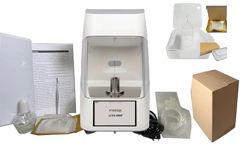 VTSYIQI Surface Tensiometer Du Nouy Liquid Tensiometer Surface Tension Meter Tester With Pt Loop Range 0 to 1000 mN/m Accuracy 0.1mN/m For Oil Paint Industry Test Real Time Display