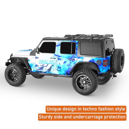 Estribos laterales 6'' para Jeep Wrangler JL 2018-2026 miniatura 3