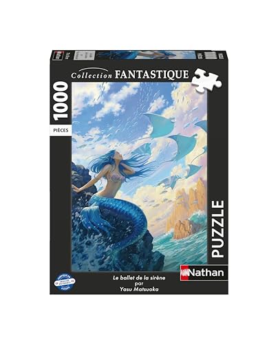 Puzzle 1000 pièces : Collection Fantastique Le ballet de la sirène Ravensburger Nathan - vue 4