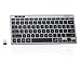 UGREEN Wireless Keyboard 3 Device Bluetooth&2.4G Slim Silent Keyboard with Scissor-Switch Design, 250-Day Battery Life, 4°-9° Adjustable Stand, Compact Portable Keyboard for Mac,iPad, Windows, Android