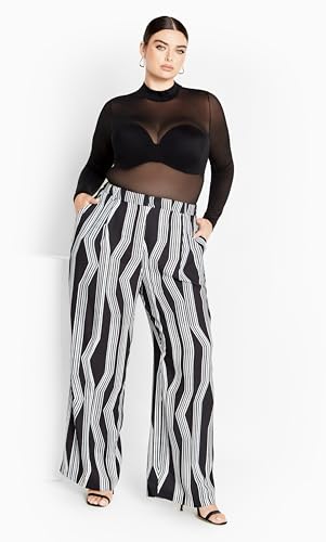 CITY CHIC Women's Laila Print Pant2