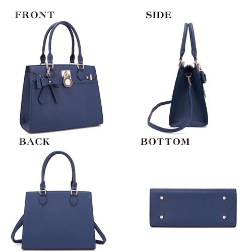 Image of Qiyuer Cute Purses Wallet Set For Women Handbags Satchel Tote Shoulder Bag | Affordable Luxury, Ideal Gift, Large Clutch Wallet, 2PCS, Sturdy Structured, Stylish, PU, Practical & Roomy for Daily & Work