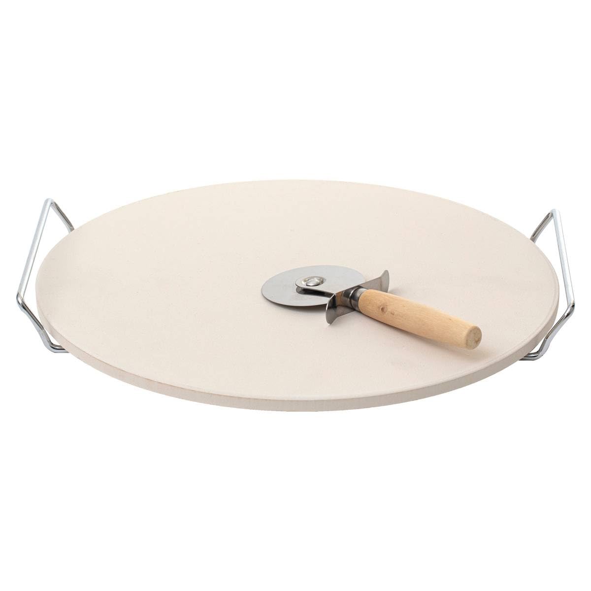 Neka - Pierre pizza barbecue 33 cm + roulette