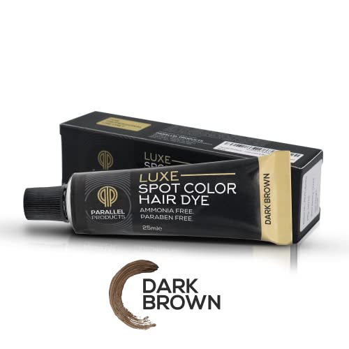 Parallel Products - Luxe Color (Dark Brown) - Cream Hair Dye - 25Ml - Tint For Professional Spot Coloring - Covers Grey Hair - Root Touch-Up #TOP4