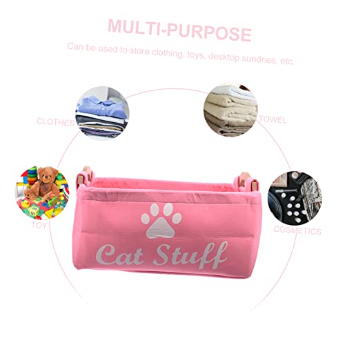 NUOBESTY Caixa De Armazenamento De Pano Para Animais De Estimação Caixas De Armazenamento Para Roupa