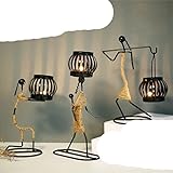 Persönlichkeit im europäischen Stil Kreativer Kerzenhalter Nordische Restauranteinrichtung Musik Bar Festliche Dekoration Ornamente Geschenke-EFG