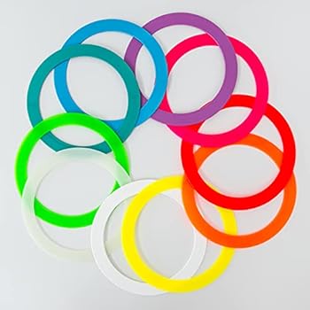 Jonglierringe Standard - 32cm Durchmesser In Phosphoreszierend & UV-Farben | Made In Italy