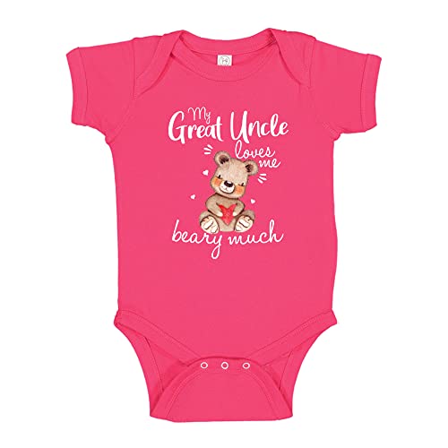 My Great Uncle Loves Me Beary Much Baby Bodysuit One Piece Or Toddler Great Uncle Baby Clothes