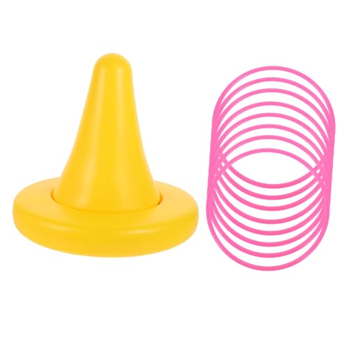 KESYOO 1Set Novel Physical Training for Kindergarten Single Leg Stool with Rings Portable Educational Exercising Tool for Enhances Coordination and Parent Interaction