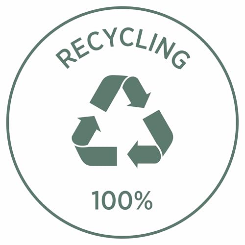 AVERY Zweckform LR4761-25 Recycling Ordnerrücken Etiketten (120 Rückenschilder, 61x192mm auf A4, 100% recyceltes Altpapier, breit/kurz, selbstklebend, bedruckbare Ordneretiketten) 30 Blatt, naturweiß