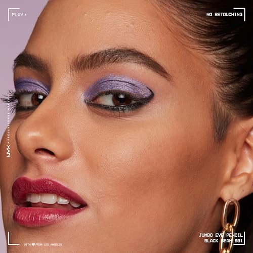 NYX PROFESSIONAL MAKEUP Jumbo Eye Pencil, Blendable Eyeshadow Stick & Eyeliner Pencil - Black Bean (Black)