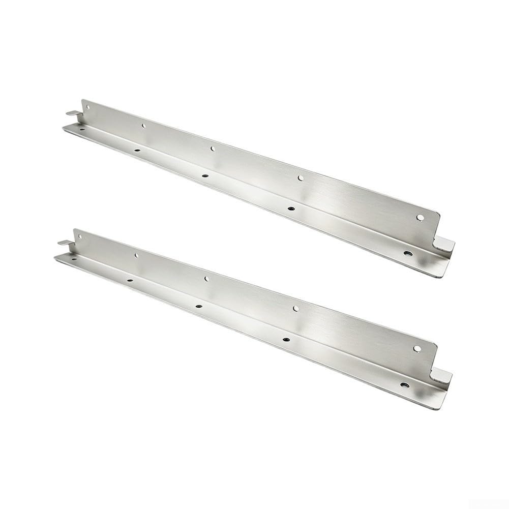 Staffa Z in Lega di Alluminio Spazzolato 500mm(4 pcs)