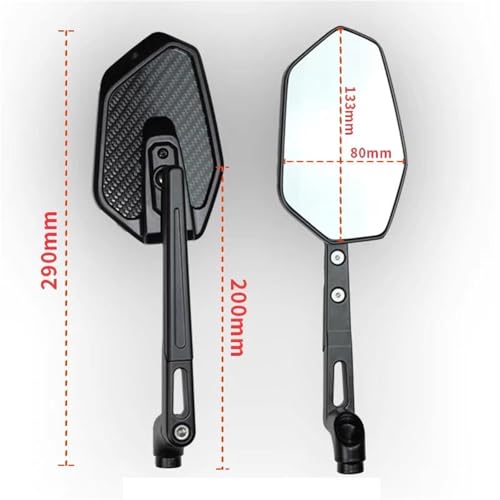 Espejo retrovisor de motocicleta para rutas y viajes en S1000XR y R1250GS 5
