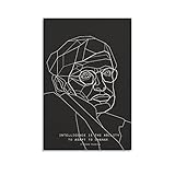 Poster The Theoretical Physiciist Stephen Hawking (38) - Art mural - Impression sur toile - Dcoration de chambre - 20 x 30 cm