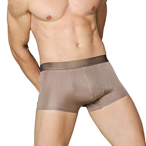 Joyunii Boxershorts Herren 100% Seide Unterhosen Männer Unterwäsche Men Cover