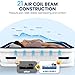 KINGJERRY Twin Air Mattress with Built in Pump and 4 Portable Handles, 18