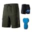 With Padded Undershorts-green