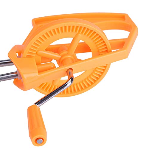 Batidor manual para cocina de acero inoxidable para repostería casera naranja 8
