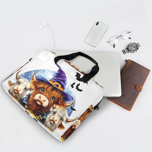 Funda para portátil ALAZA Highland Cows Halloween 13-15.6 pulg miniatura 7