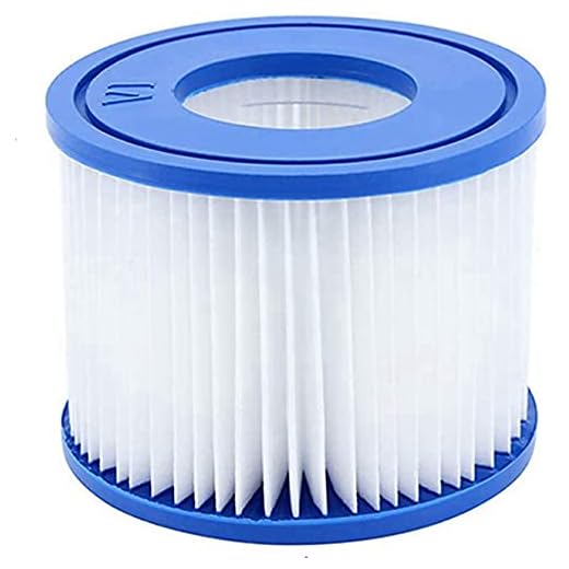 Filterpatron VI för Lay-Z-Spa Uppblåsbara utbyten typ VI reservdelar badtunna filter för 90352E, 58323, patronbyte tubpump, rengöringsfilter delar (16-pack)